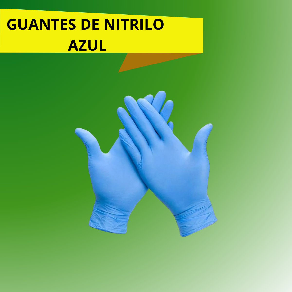 GUANTES NITRILO AZUL