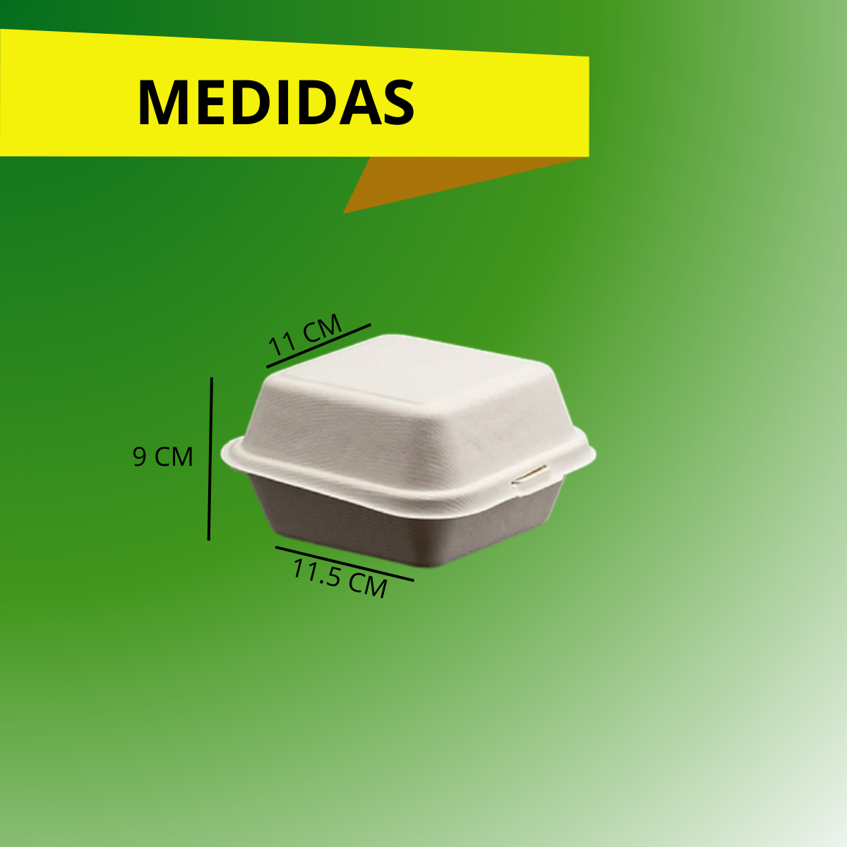 ENVASE HAMBURGUESA BIO GRANDE - Image 2