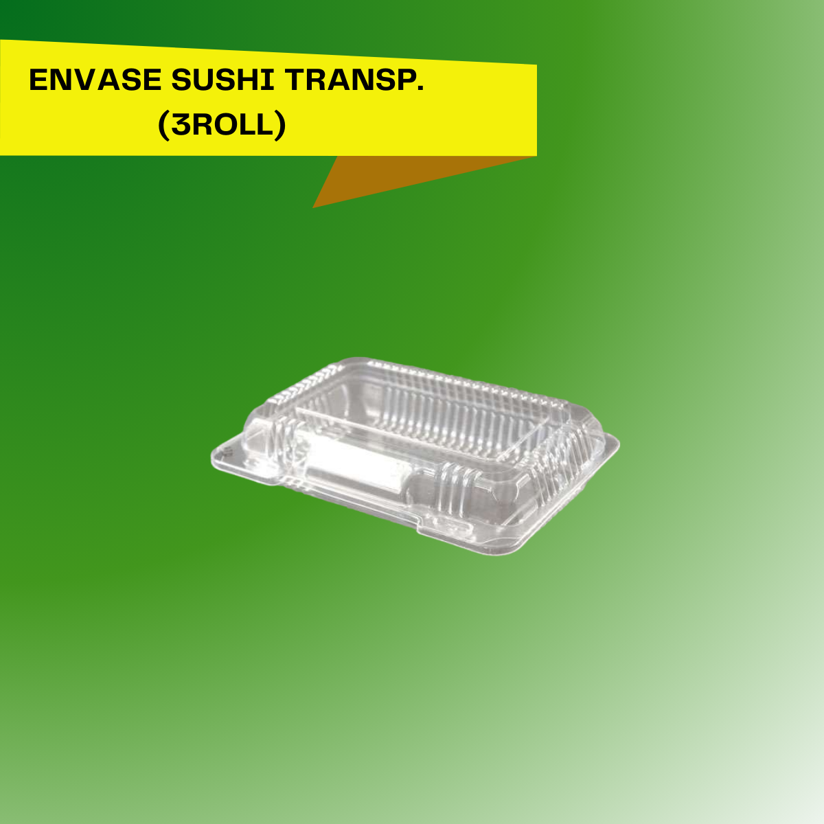 ENVASES SUSHI TRANSP. (3 ROLL)